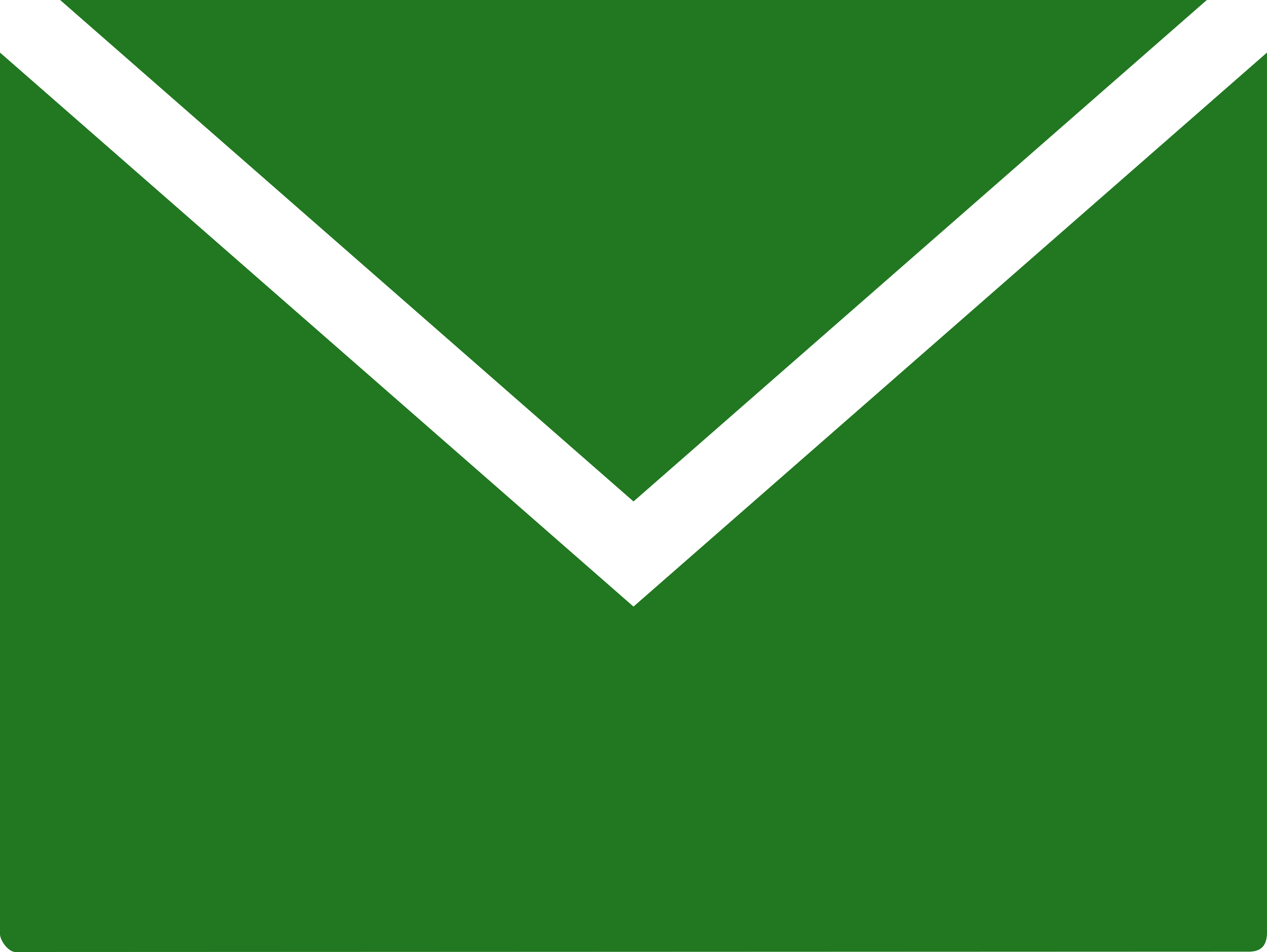 Mailsymbol grøn